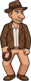 Udoiana Raunes in HD: fedora, leather jacket, whip